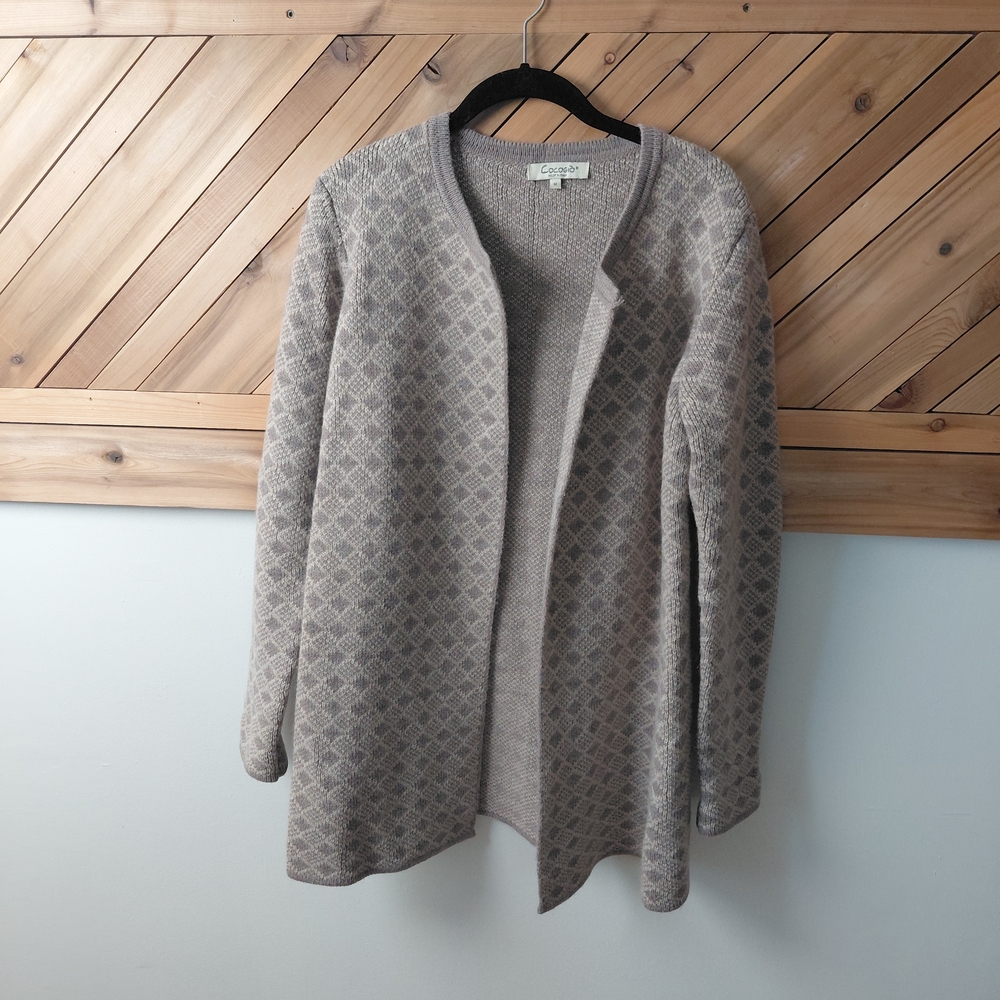 Made In Italy Cocogio Wool/acrylic Long Sweater